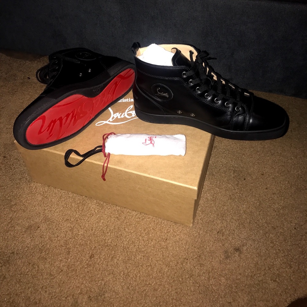 Christian Louboutin Louis Flat Calf Sneaker